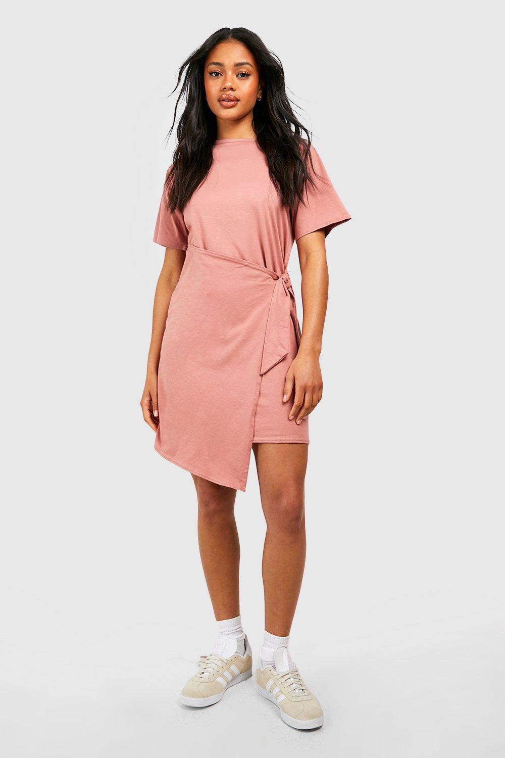 Wrap t store shirt dress